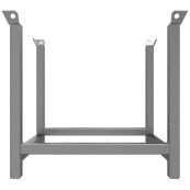 Pallet | series 50116 | Stacking pallet Filling dimensions: 0,86 m x 0,70 m x 0,74 mStandpipes and crossbars made of 60 x 60 mm square tube